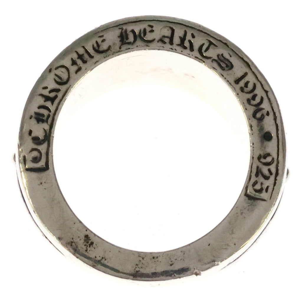 CHROME HEARTS(クロムハーツ) NARROW V CHX PLS ナローVバンド CHプラス リング シルバー