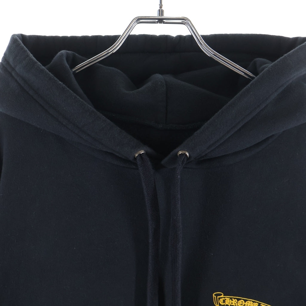 CHROME HEARTS(クロムハーツ) SWTSHRT HD PLVR CHプラスプリント プルオーバースウェットパーカー フーディー ブラック