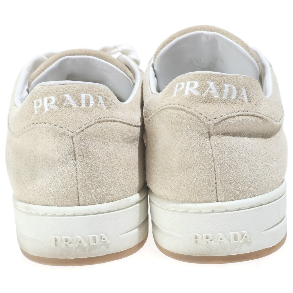 PRADA(プラダ) SUEDE DOWNTOWN SNEAKERS スウェード ダウンタウン ローカットスニーカー ベージュ レディース 1E535L