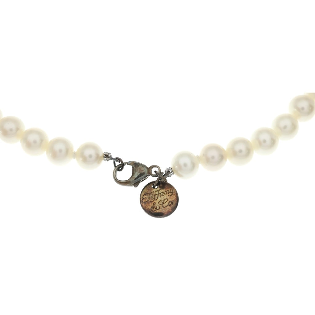 TIFFANY & Co.(ティファニー) FRESHWATER PEARL NECKLACE WITH STERLING SILVER CLASP フレッシュウォータースターリング シルバー クラスプ パール ネックレス ホワイト 60141841 レディース