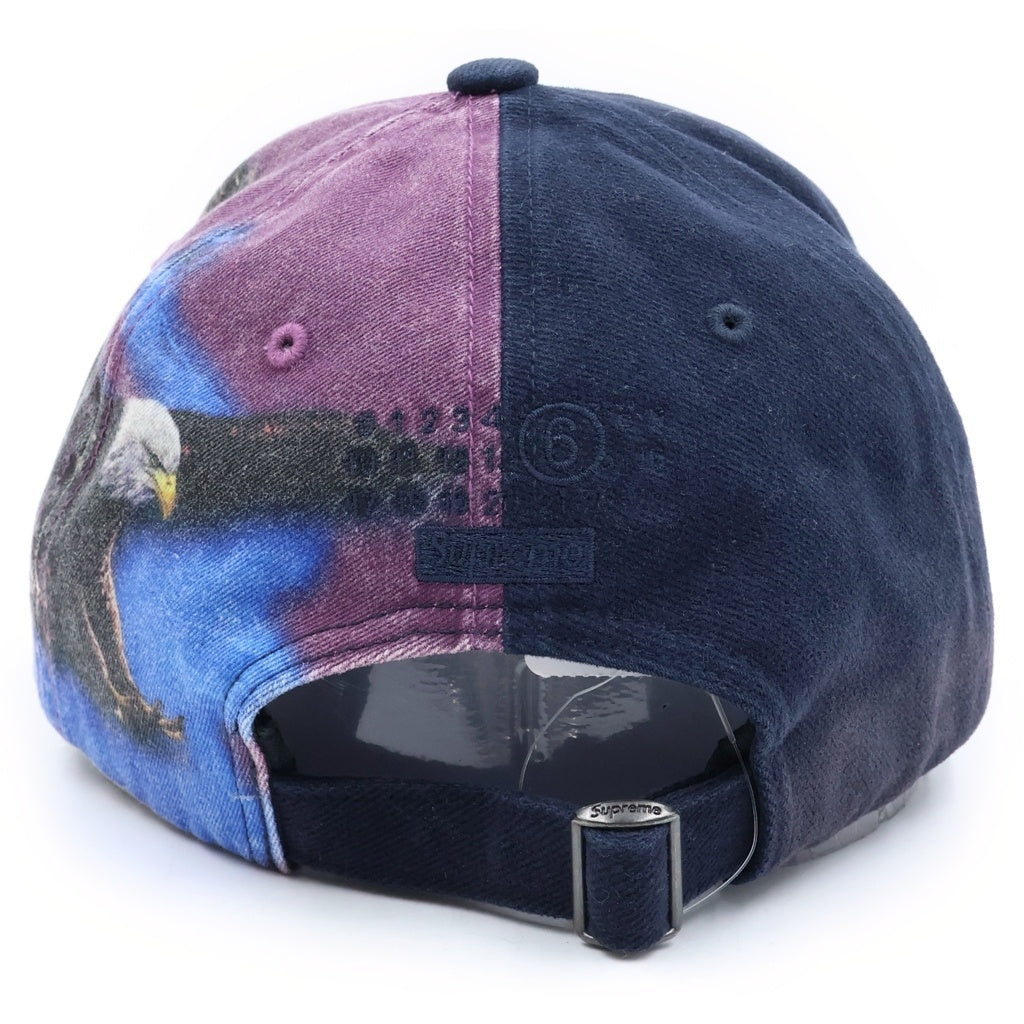 SUPREME(シュプリーム) 26SS ×MM6 Maison Margiela Split 6-Panel エムエムシックス メゾンマルジェラ スプリット 6パネルキャップ 帽子 ネイビー/パープル/イエロー