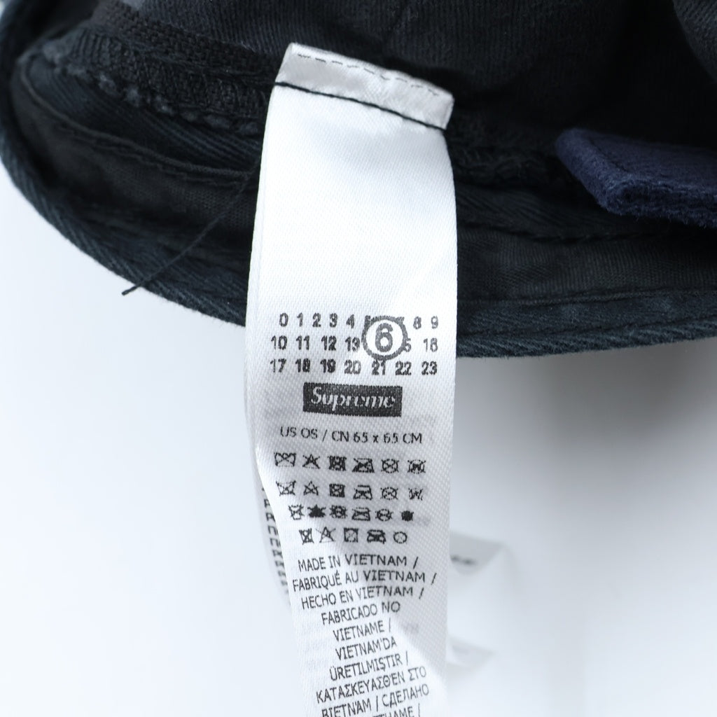 SUPREME(シュプリーム) 26SS ×MM6 Maison Margiela Split 6-Panel エムエムシックス メゾンマルジェラ スプリット 6パネルキャップ 帽子 ネイビー/パープル/イエロー