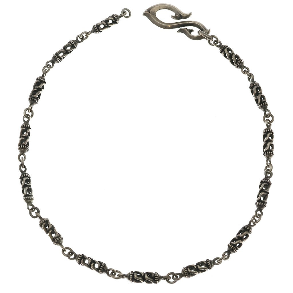 AQUA SILVER(アクアシルバー) S字フック リンク ウォレットチェーン シルバー