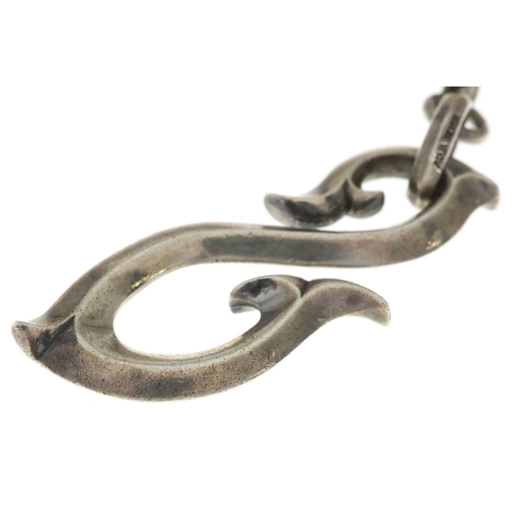 AQUA SILVER(アクアシルバー) S字フック リンク ウォレットチェーン シルバー