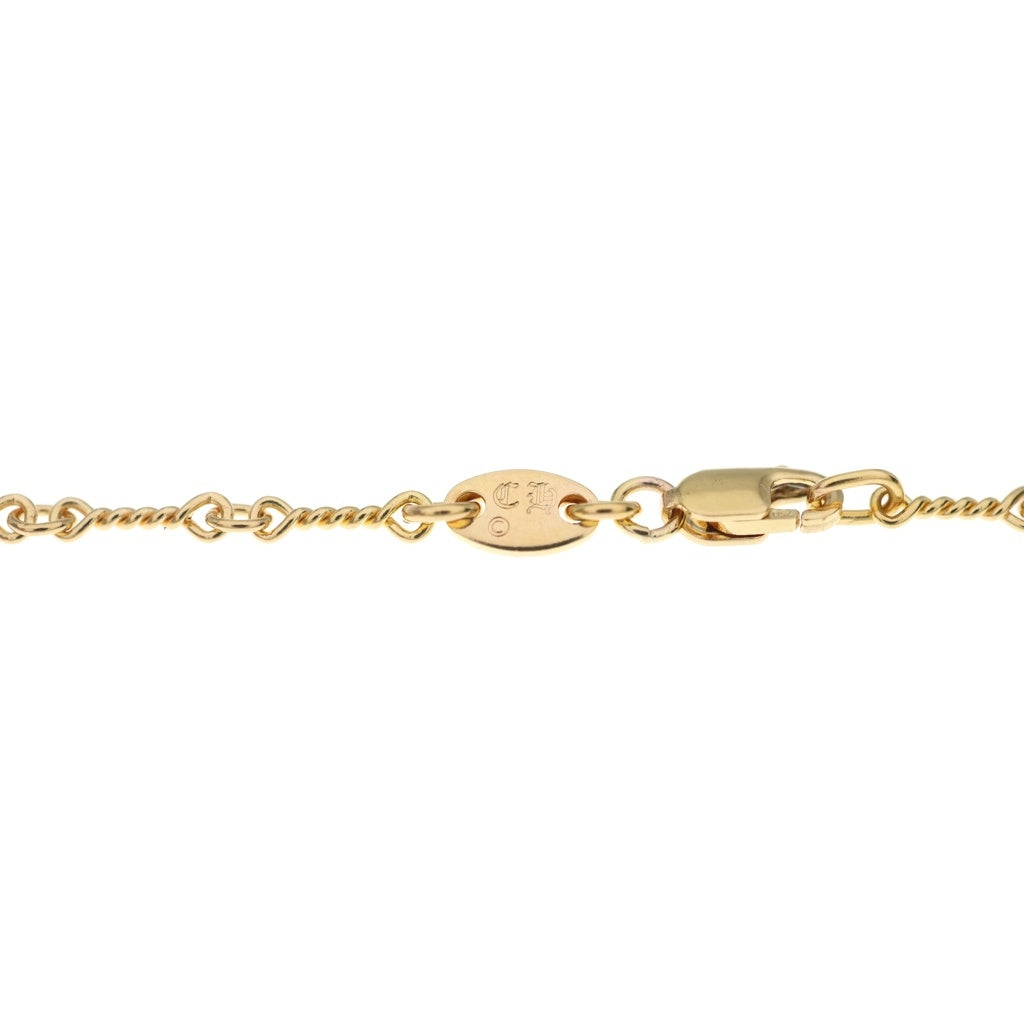 CHROME HEARTS(クロムハーツ) 22K NECKCHAIN T18 ツイストチェーンネックレス 18inch ゴールド BCA014