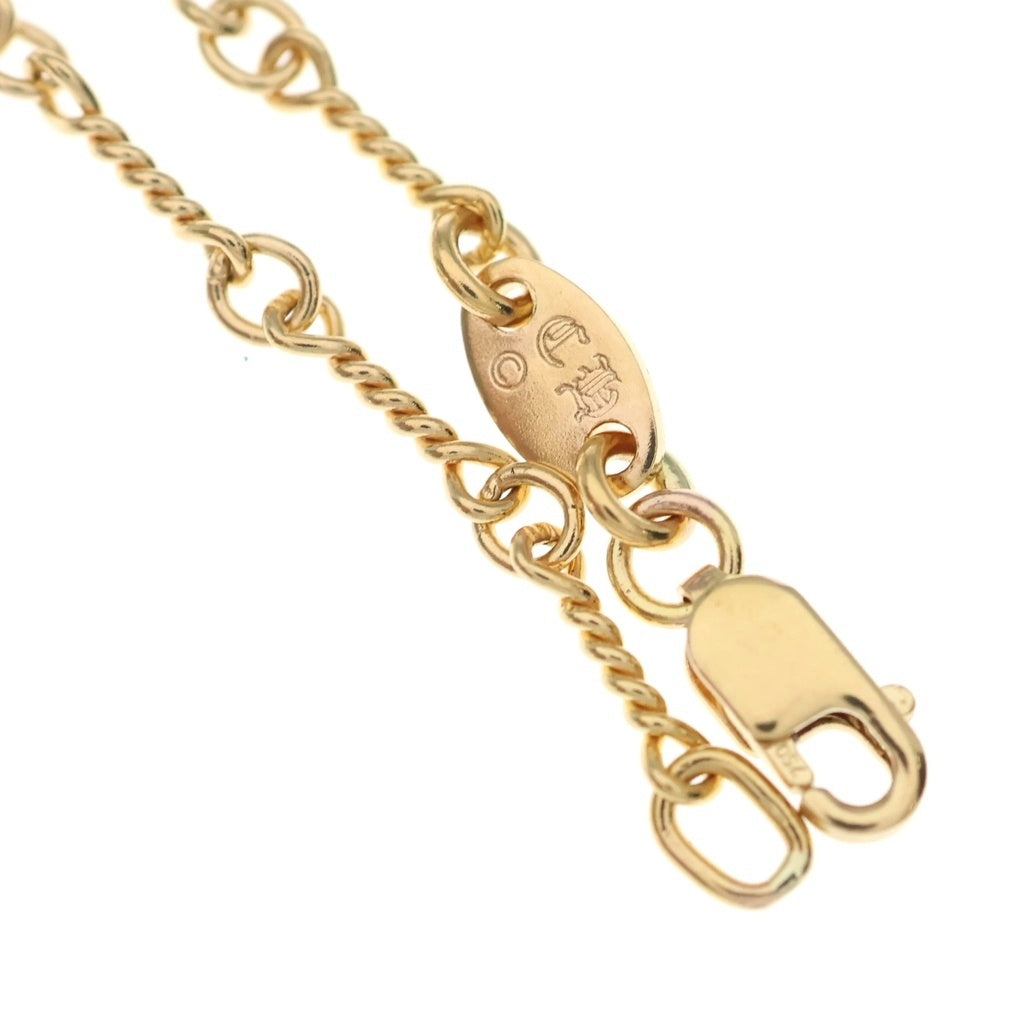 CHROME HEARTS(クロムハーツ) 22K NECKCHAIN T18 ツイストチェーンネックレス 18inch ゴールド BCA014