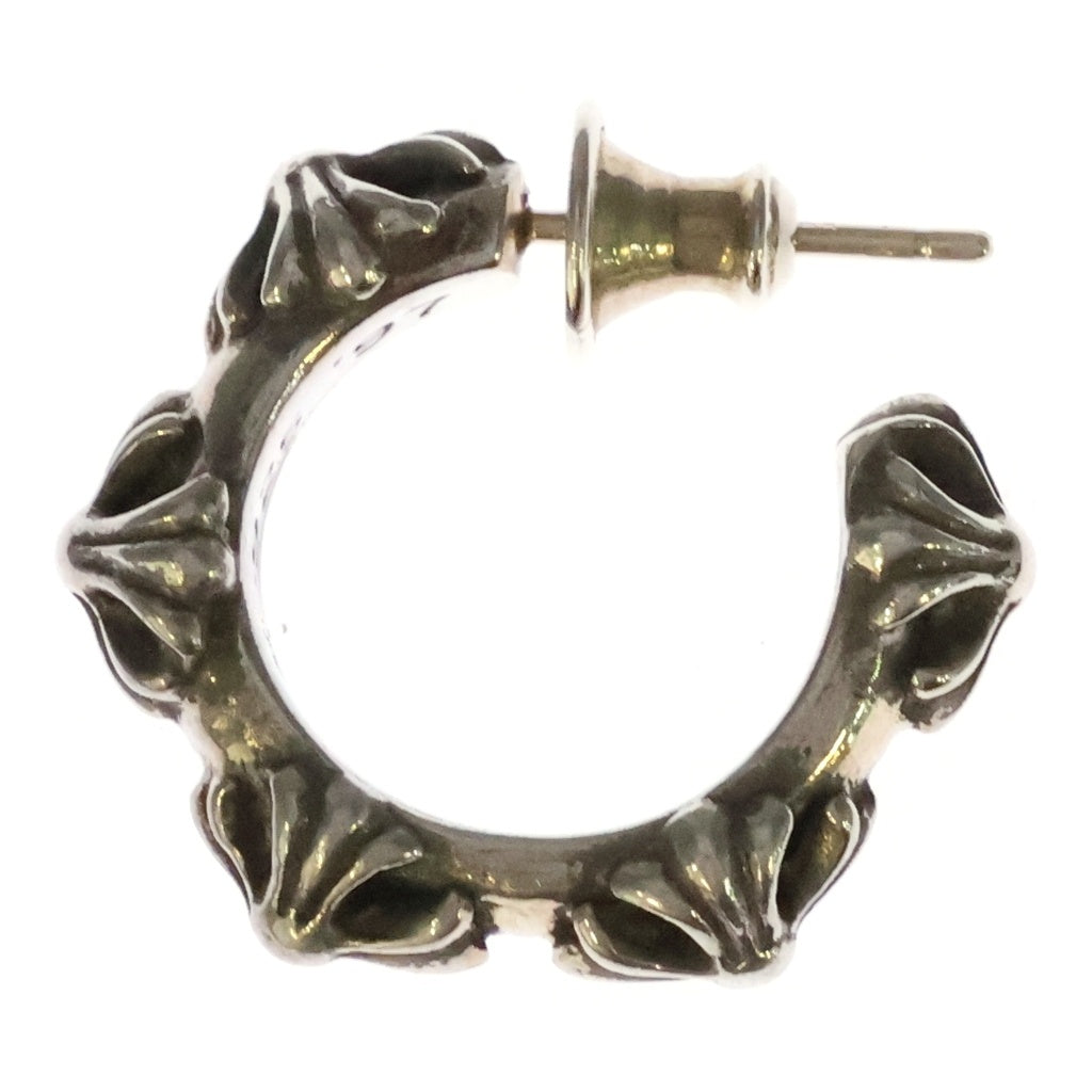 CHROME HEARTS(クロムハーツ) HOOP CROSS クロスバンド フープピアス シルバー BCA100