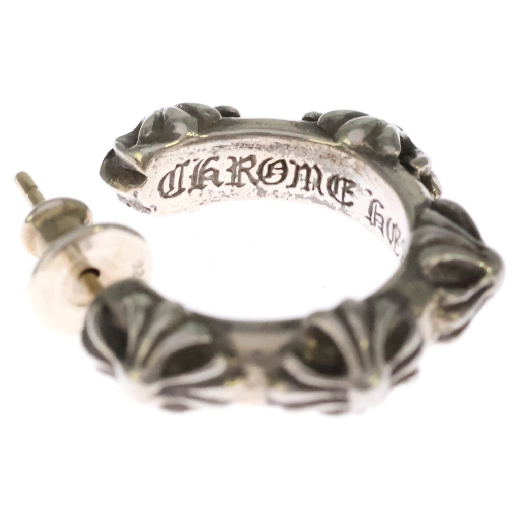 CHROME HEARTS(クロムハーツ) HOOP CROSS クロスバンド フープピアス シルバー BCA100