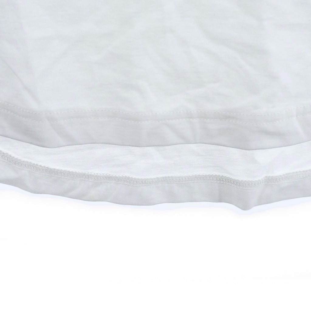 Ground Y(グラウンドワイ) COTTON JERSEY HEM ROUND JUMBO T-SHIRT SHORT SLEEVES コットン ジャージー ヘム ラウンド ジャンボ 半袖Tシャツ カットソー ホワイト GA-T05-040