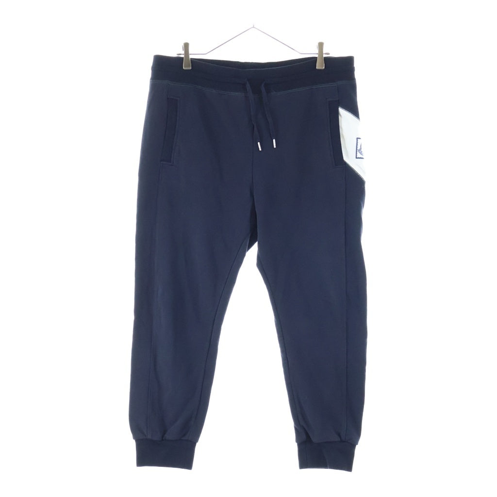 MONCLER(モンクレール) 18SS PANTALONE TROUSERS ロゴエンブロイダリー パンタローネトラウザーズ スウェット ジョガー イージーパンツ ネイビー D13918704700