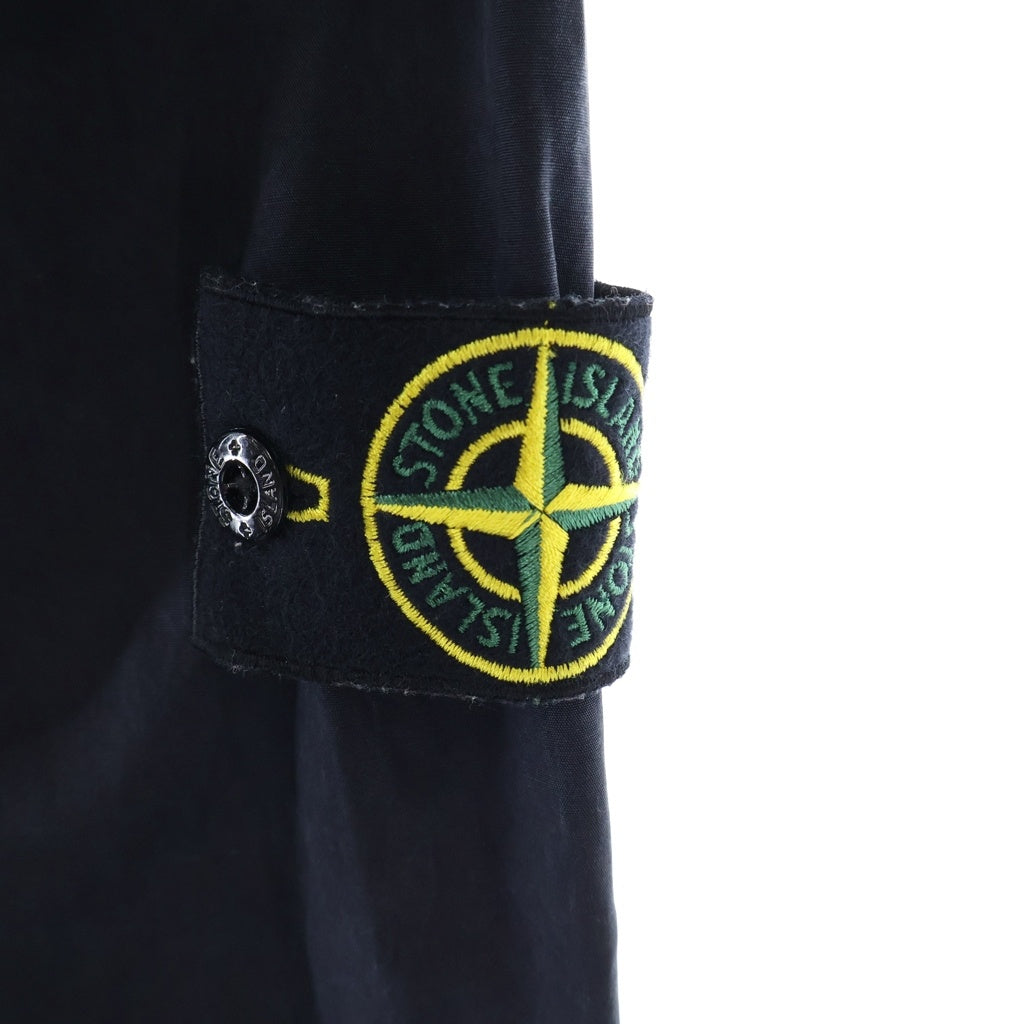 STONE ISLAND(ストーンアイランド) 12AW TELA COTTON POCKET OVERSHIRT テラ コットン ポケット オーバー 長袖シャツ ネイビー 5715110KN