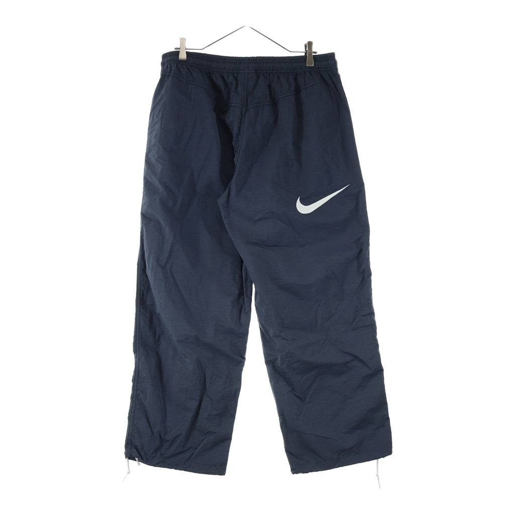 NIKE(ナイキ) ×STUSSY BEACH PANTS ステューシー ビーチ ロゴプリント ナイロンパンツ グレー CT4316-045