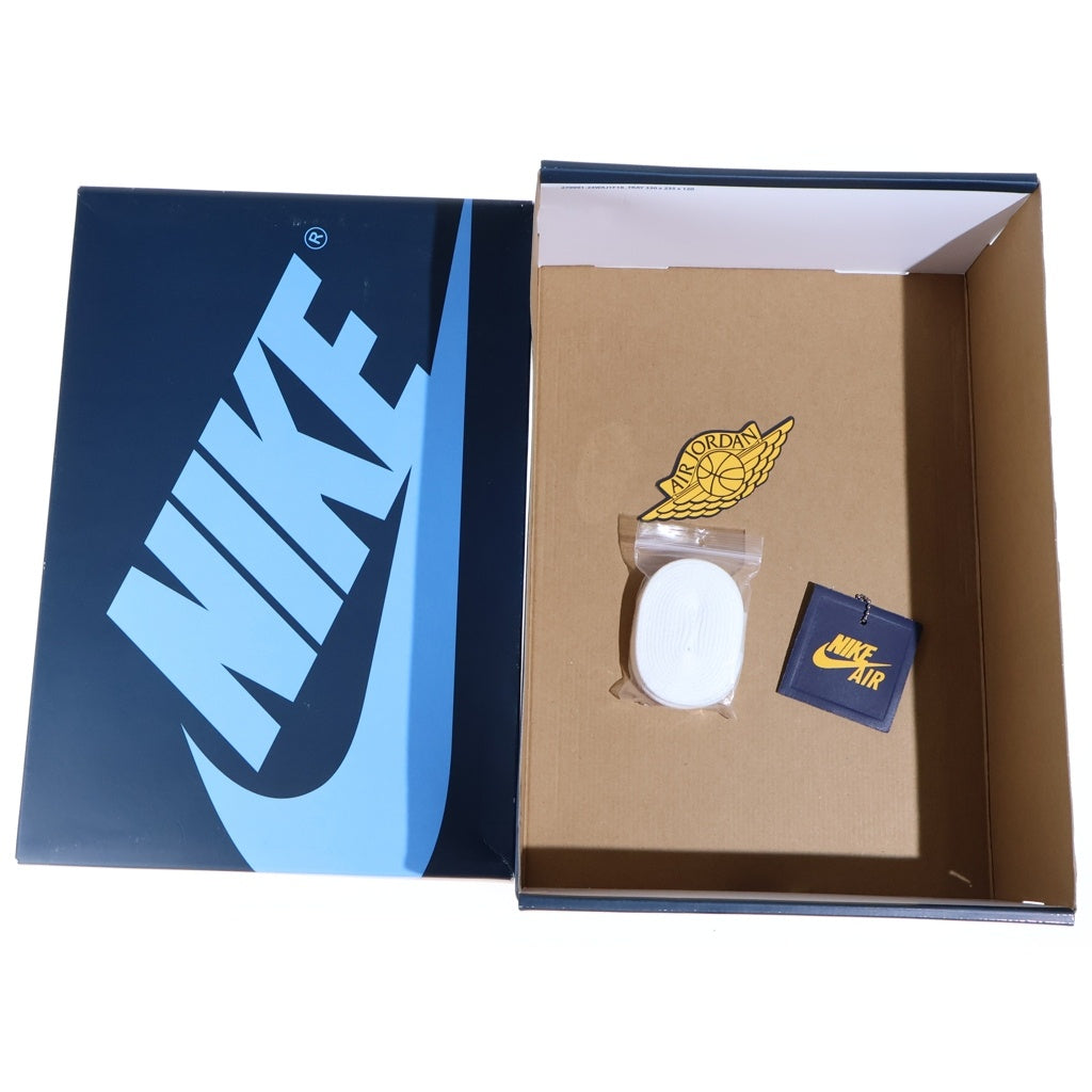 NIKE(ナイキ) WMNS AIR JORDAN RETRO HIGH OG FIRST IN FLIGHT エア ジョーダン 1 レトロ ファースト イン フライト ハイカットスニーカー ライトブルー US11.5/28.5cm FD2596-400