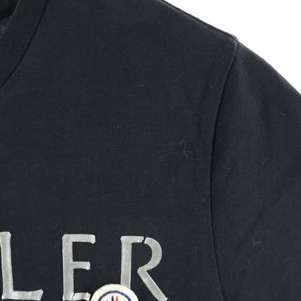 MONCLER(モンクレール) 20SS フロントロゴ クルーネック半袖Tシャツ カットソー ブラック F10938C71510 レディース