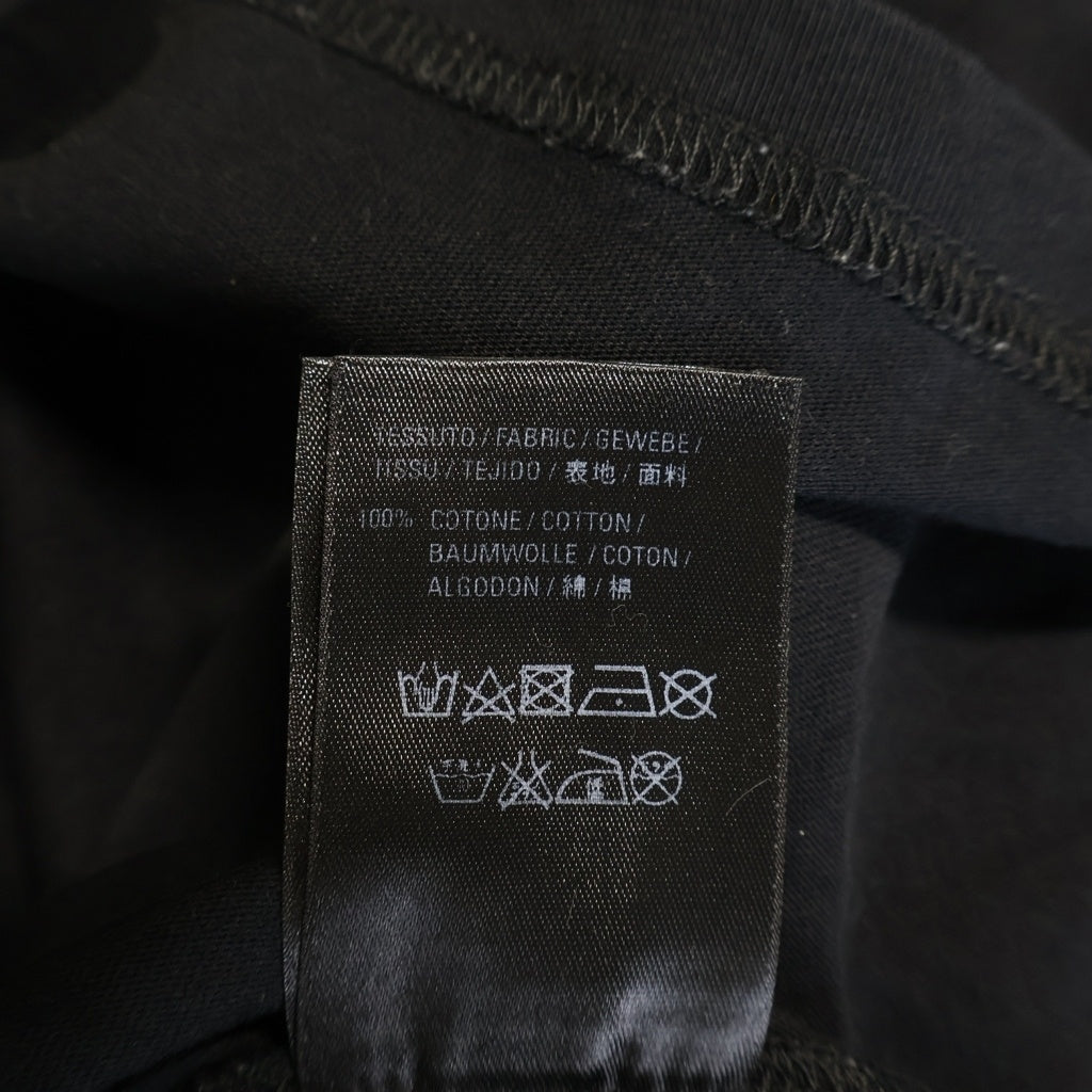 BALENCIAGA(バレンシアガ) ロゴプリント クルーネック半袖Tシャツ カットソー レディース ブラック 556107 TYK28