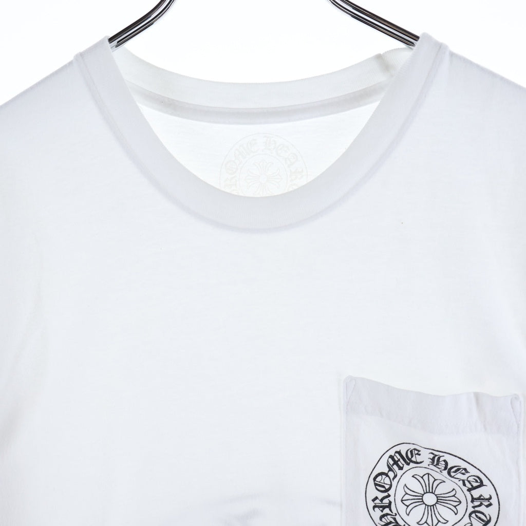 CHROME HEARTS(クロムハーツ) HONOLULU LIMITED HORSESHOE TEE ホノルル限定 リミテッド ホースシュープリント クルーネック半袖Tシャツ カットソー ホワイト