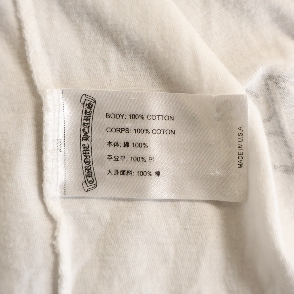 CHROME HEARTS(クロムハーツ) HONOLULU LIMITED HORSESHOE TEE ホノルル限定 リミテッド ホースシュープリント クルーネック半袖Tシャツ カットソー ホワイト