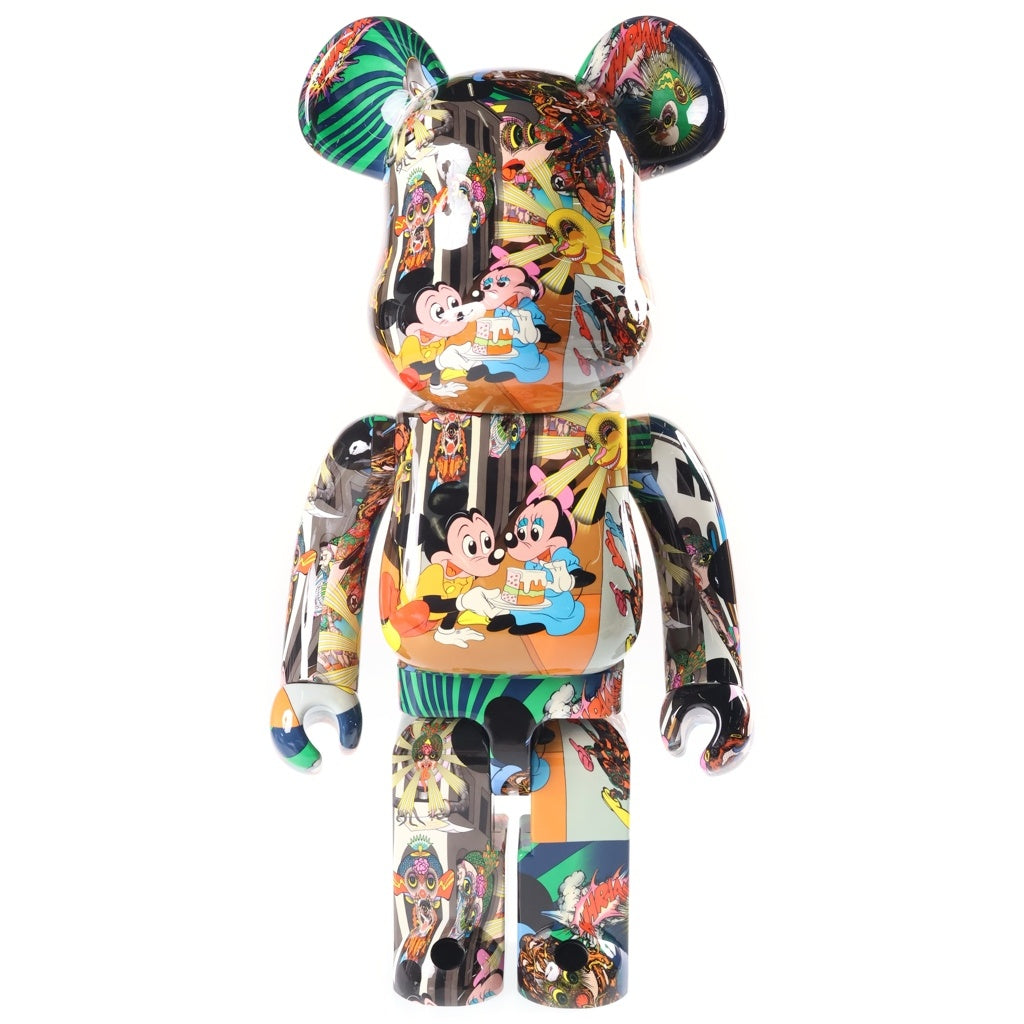 MEDICOM TOY(メディコムトイ) BE@RBRICK 田名網敬一 MICKEY MOUSE 1000% ミッキーマウス フィギュア 人形 マルチカラー