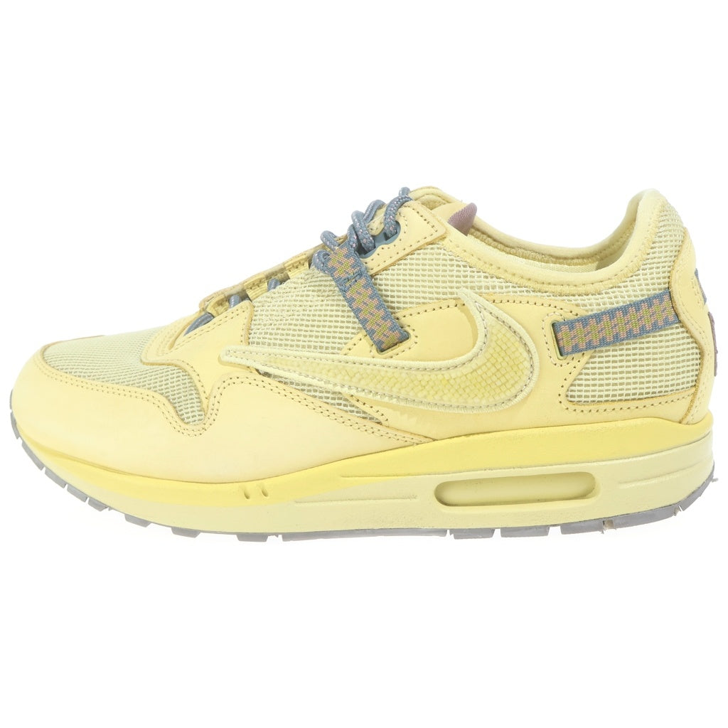 NIKE(ナイキ) ×TRAVIS SCOTT AIR MAX 1 CACTUS GOLD トラヴィススコット エアマックス1 カクタスゴールド ローカットスニーカー イエロー US9/27.0cm DO9392-700