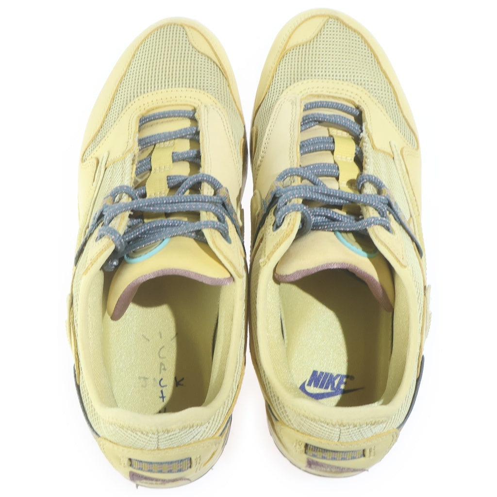 NIKE(ナイキ) ×TRAVIS SCOTT AIR MAX 1 CACTUS GOLD トラヴィススコット エアマックス1 カクタスゴールド ローカットスニーカー イエロー US9/27.0cm DO9392-700