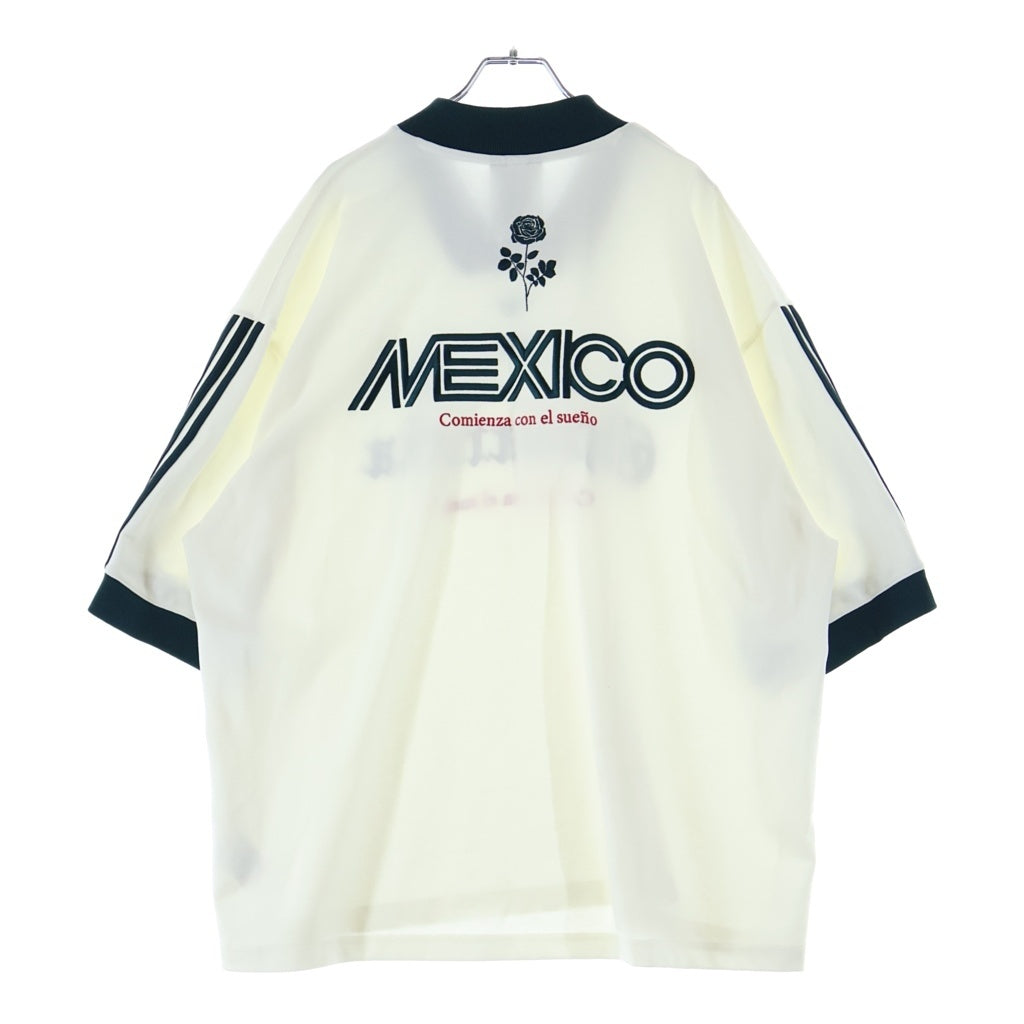 adidas(アディダス) ×WILLY CHAVARRIA SOCCER TEE ウィリーチャバリア フロントロゴ バックメキシコ刺繍 サッカーTシャツ 半袖 カットソー ホワイト KY7708