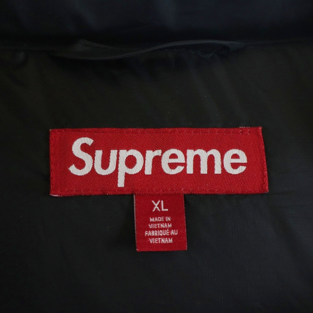 SUPREME(シュプリーム) 24AW 700-Fill Down Lightweight Puffer Jacket 700フィル ライトウェイト パファー フーデッドダウンジャケット ブラック