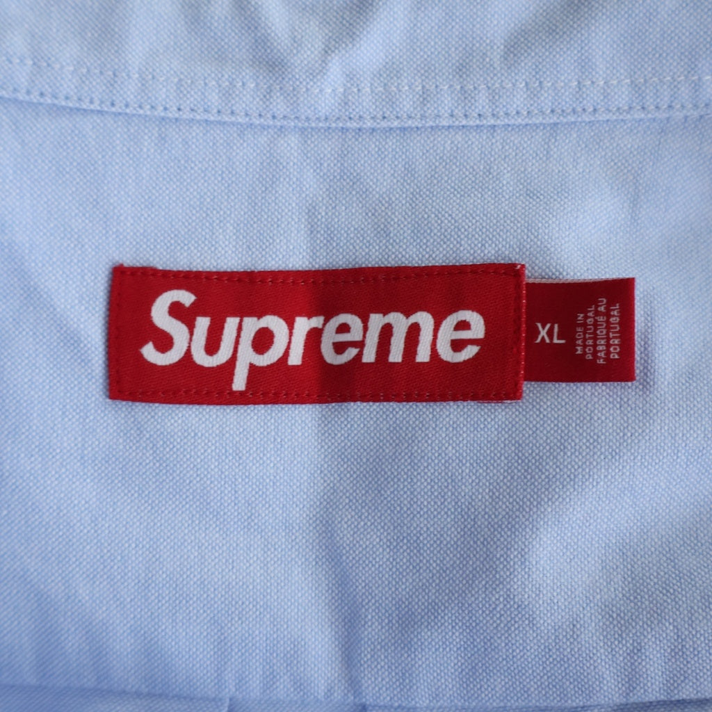 SUPREME(シュプリーム) 25SS Loose Fit Oxford S/S Shirt ルーズフィット オックスフォード ボタンダウン 半袖シャツ ライトブルー