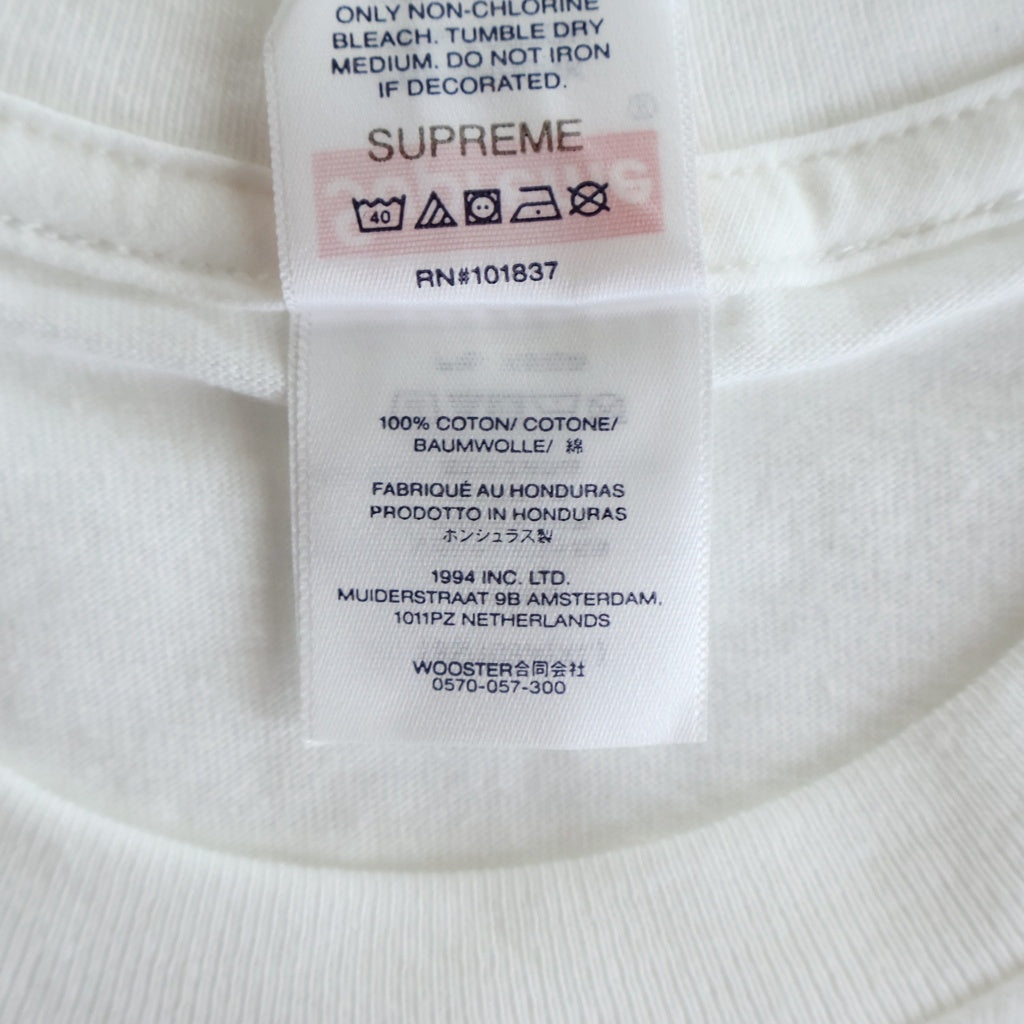 SUPREME(シュプリーム) 25SS Damien Hirst Tee ダミアンハースト プリント クルーネック半袖Tシャツ カットソー ホワイト