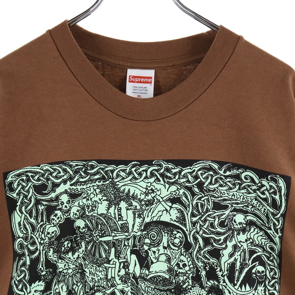 SUPREME(シュプリーム) 26SS Wombat L/S Tee ウォンバット クルーネック長袖Tシャツ カットソー ブラウン
