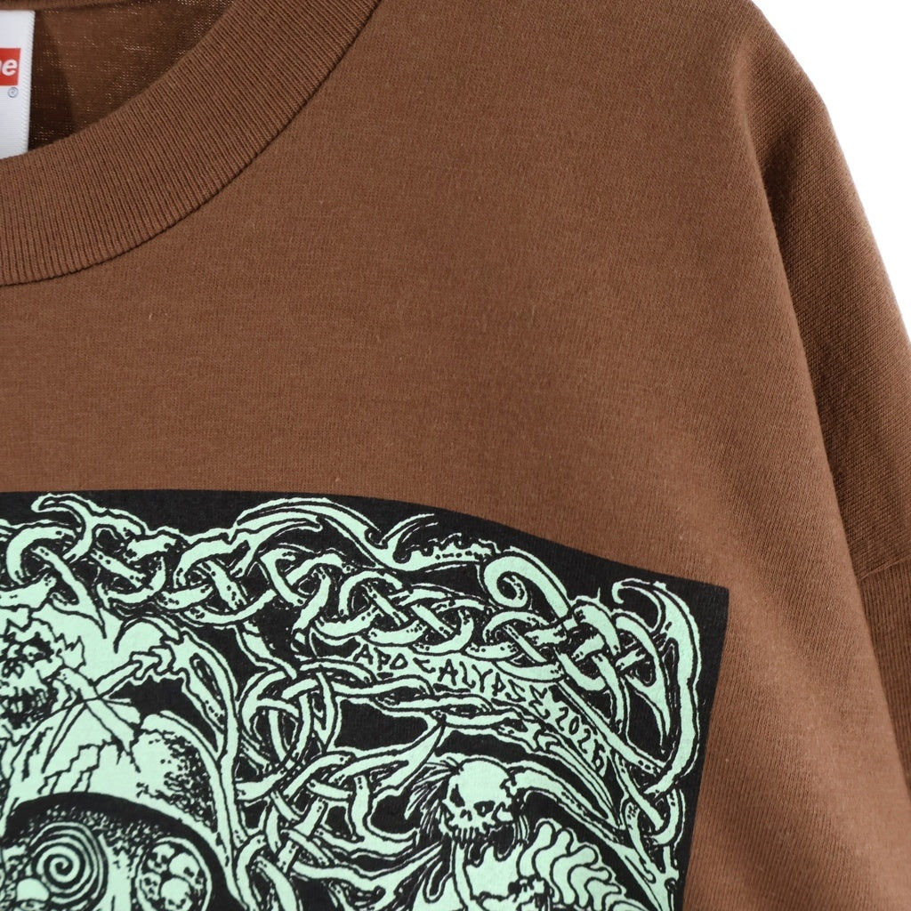 SUPREME(シュプリーム) 26SS Wombat L/S Tee ウォンバット クルーネック長袖Tシャツ カットソー ブラウン
