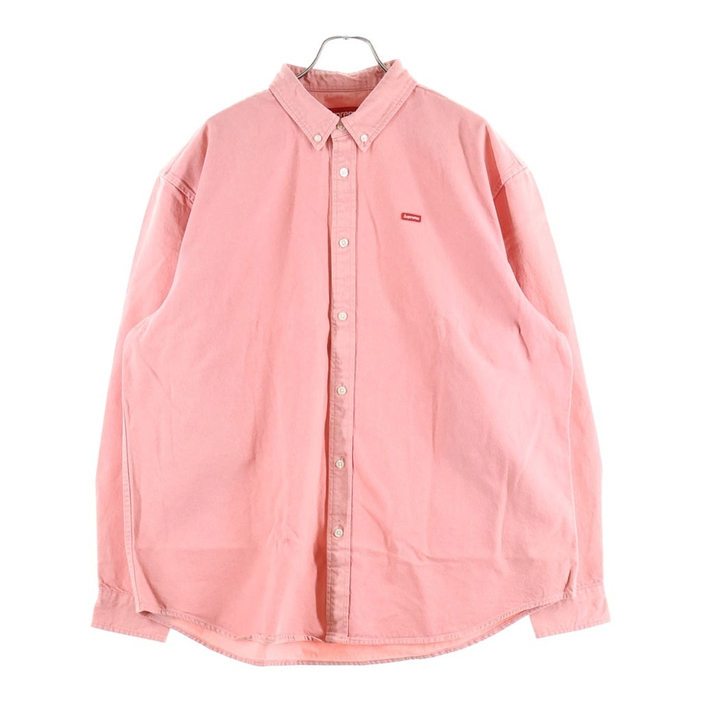 SUPREME(シュプリーム) 25SS Small Box Denim Shirt スモールボックスロゴ デニム長袖シャツ ピンク