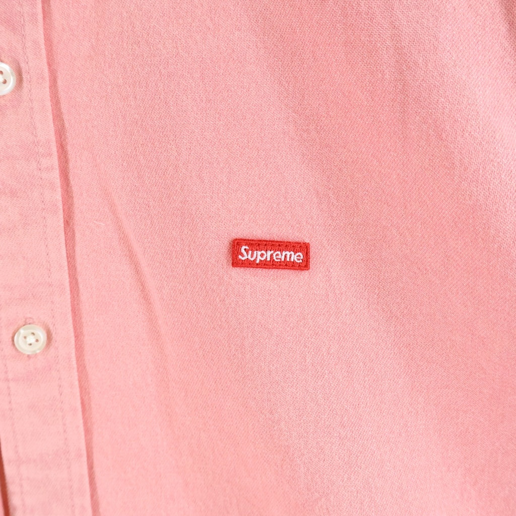 SUPREME(シュプリーム) 25SS Small Box Denim Shirt スモールボックスロゴ デニム長袖シャツ ピンク