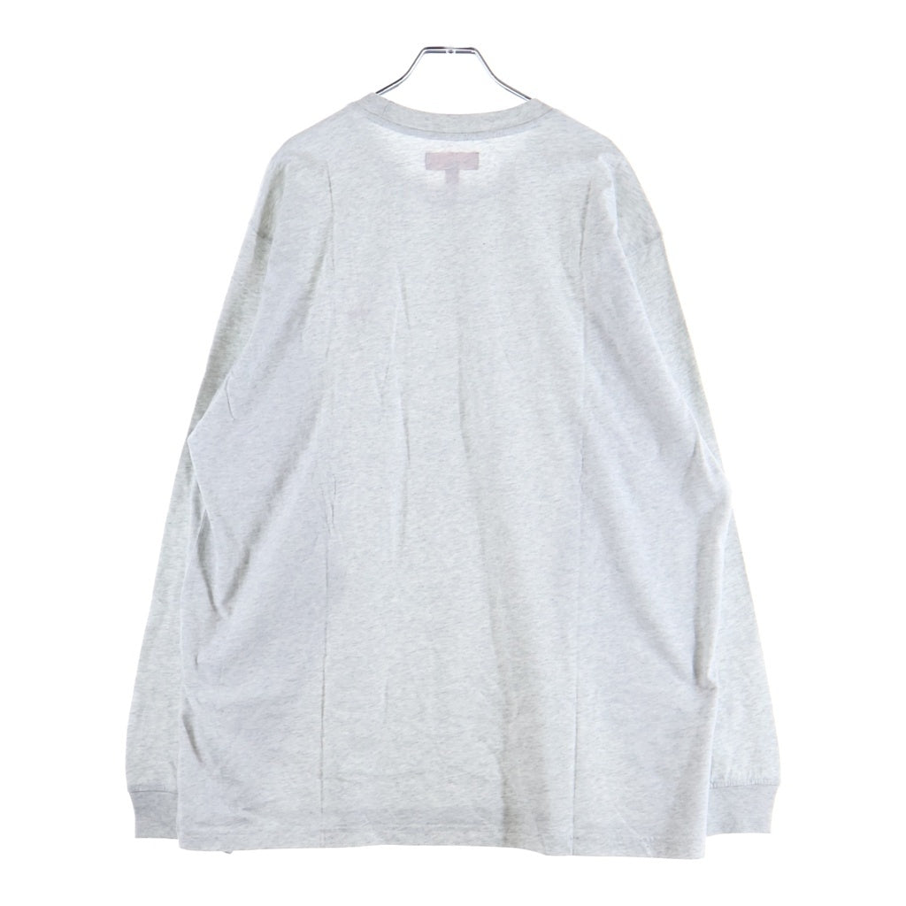 SUPREME(シュプリーム) 25AW Small Box L/S Tee スモールボックスロゴ クルーネック長袖Tシャツ カットソー アッシュグレー