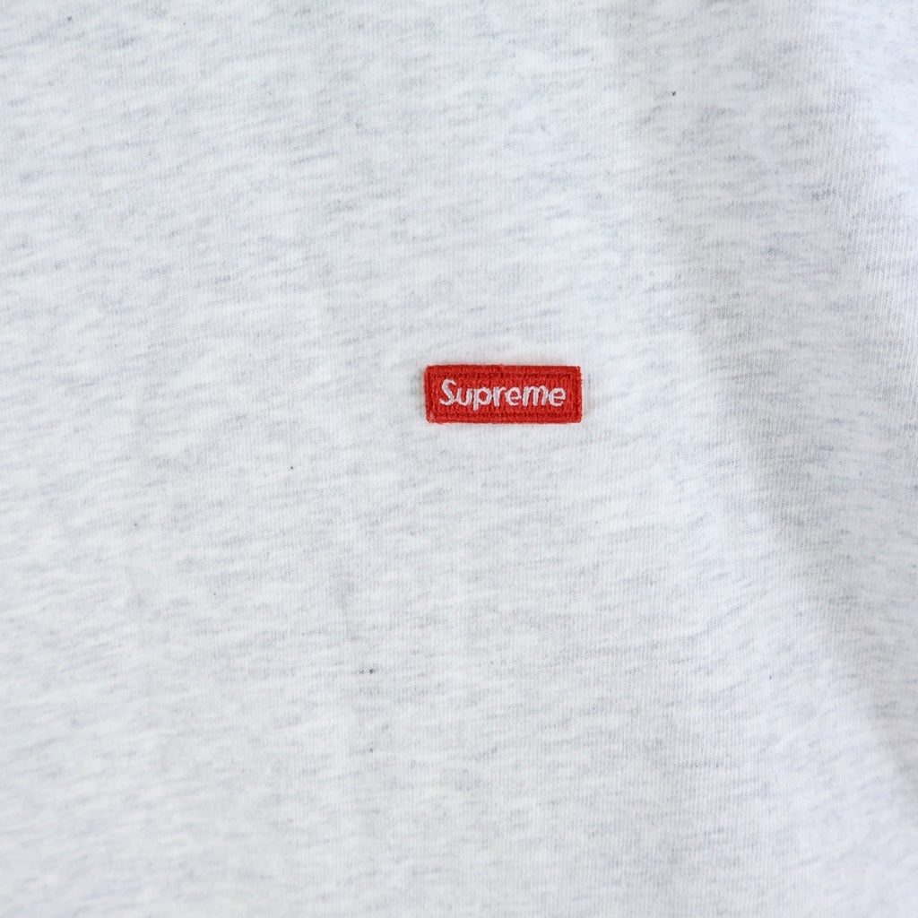 SUPREME(シュプリーム) 25AW Small Box L/S Tee スモールボックスロゴ クルーネック長袖Tシャツ カットソー アッシュグレー
