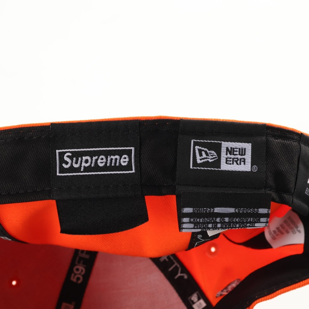 SUPREME(シュプリーム) 24AW ×NEW ERA Screw Ball S Logo Cap ニューエラ Sロゴ スクリューボール キャップ 帽子 オレンジ