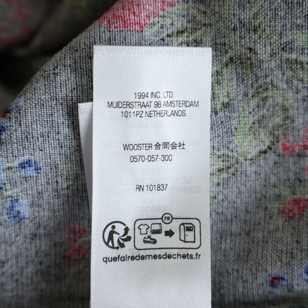 SUPREME(シュプリーム) 26SS Floral Flannnel Shirt フローラル総柄 フランネル長袖シャツ ブラック