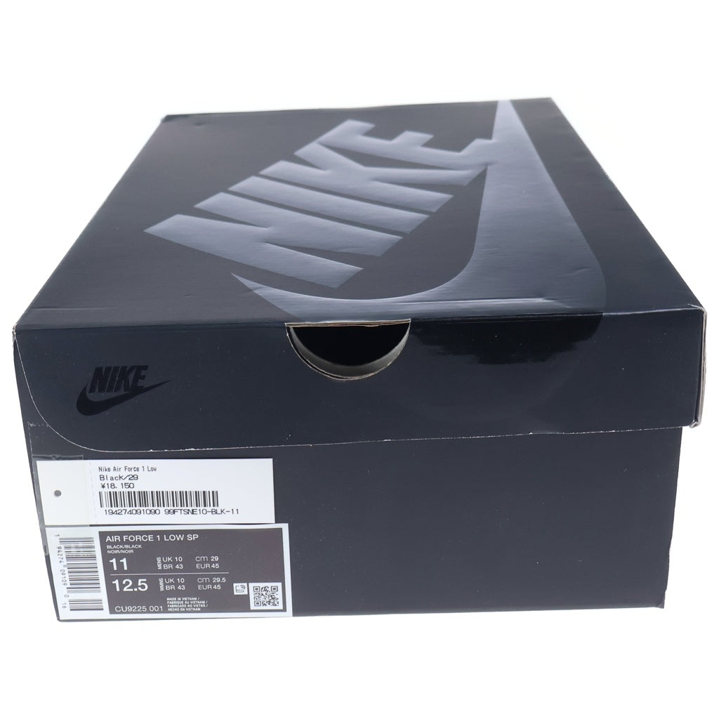 NIKE(ナイキ) ×SUPREME AIR FORCE 1 LOW シュプリーム エアフォース ローカットスニーカー ブラック US11/29cm CU9225-001