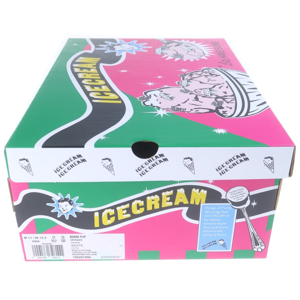 Reebok(リーボック) ×BBC ICECREAM BOARD FLIP BBCアイスクリーム ボードフリップ ローカットスニーカー レッド US11/29cm 100267090