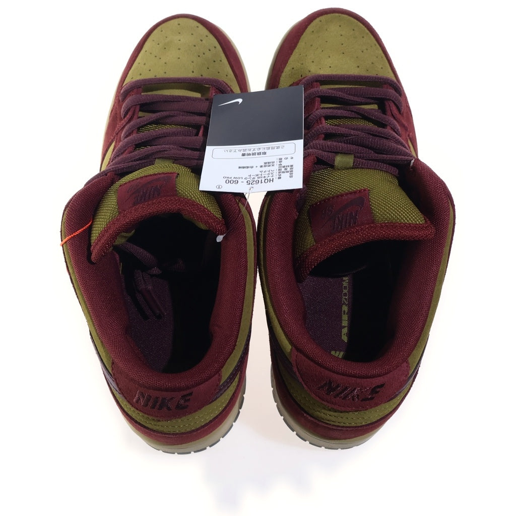 NIKE SB(ナイキエスビー) ダンク プロ ダークチームレッドアンドオリーブフラック ローカットスニーカー US11/29cm HQ1625-600