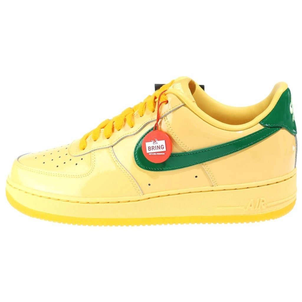 NIKE SB(ナイキエスビー) AIR FORCE 1 LOW PATENT LEATHER TOPAZ GOLD エアフォース パテントレザー トパーズゴールド ローカットスニーカー イエロー US11/29cm IO4489-700