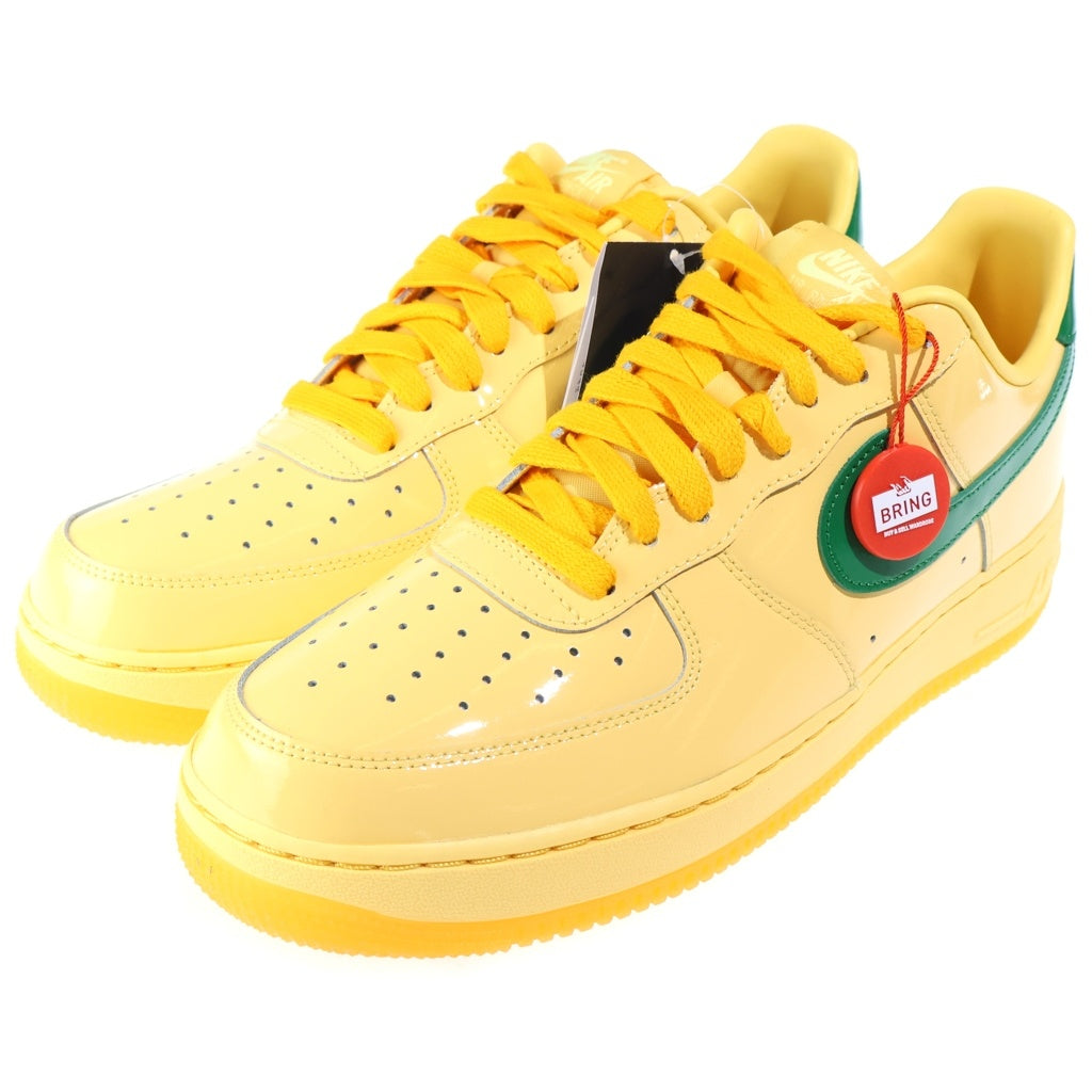 NIKE SB(ナイキエスビー) AIR FORCE 1 LOW PATENT LEATHER TOPAZ GOLD エアフォース パテントレザー トパーズゴールド ローカットスニーカー イエロー US11/29cm IO4489-700