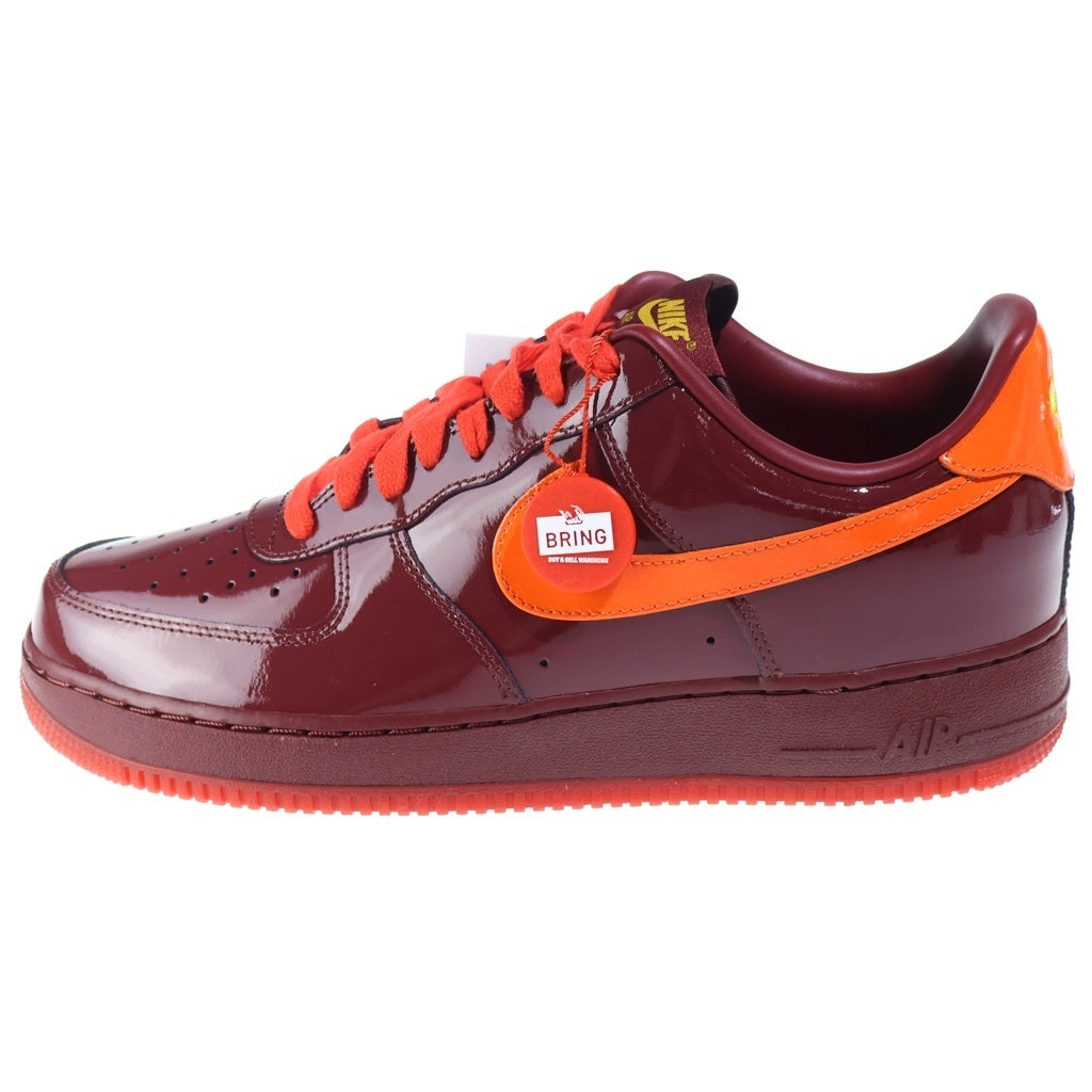 NIKE(ナイキ) AIR FORCE 1 LOW PATENT LEATHER DARK TEAM RED エアフォース パテントレザー ダークチームレッド ローカットスニーカー バーガンディー US11/29cm IO4489-601