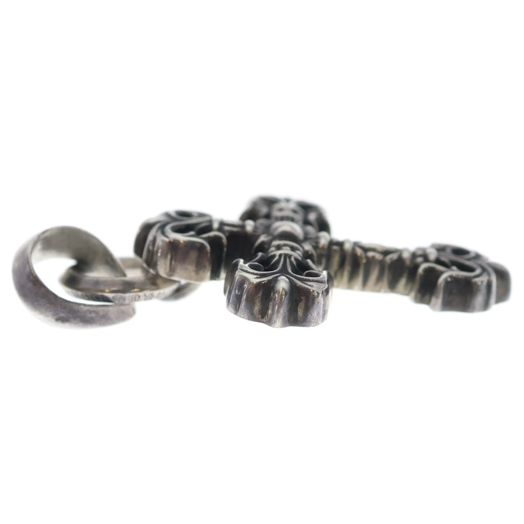 CHROME HEARTS(クロムハーツ) FILIG CROSS-XSM W BALE フィリグリークロスXSベイル wベイル ネックレストップ シルバー BCA262