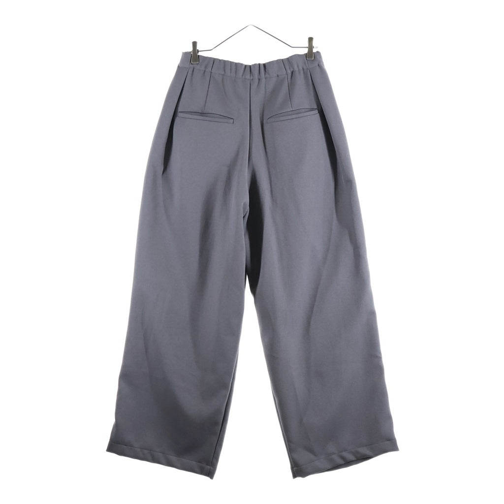 Antwort(アントワート) 26SS DRAPE TUCK PANTS ドレープ ニータック ワイドパンツ グレー ANT-PT001