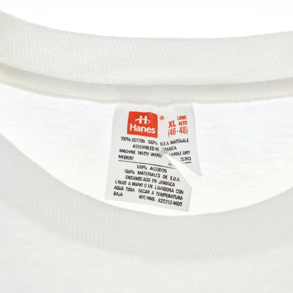 VINTAGE(ヴィンテージ) 90S VINTAGE HANES BOB MARLEY TEE ヴィンテージ ヘインズ ボブ マーリー プリント クルーネック 半袖Tシャツ カットソー ホワイト