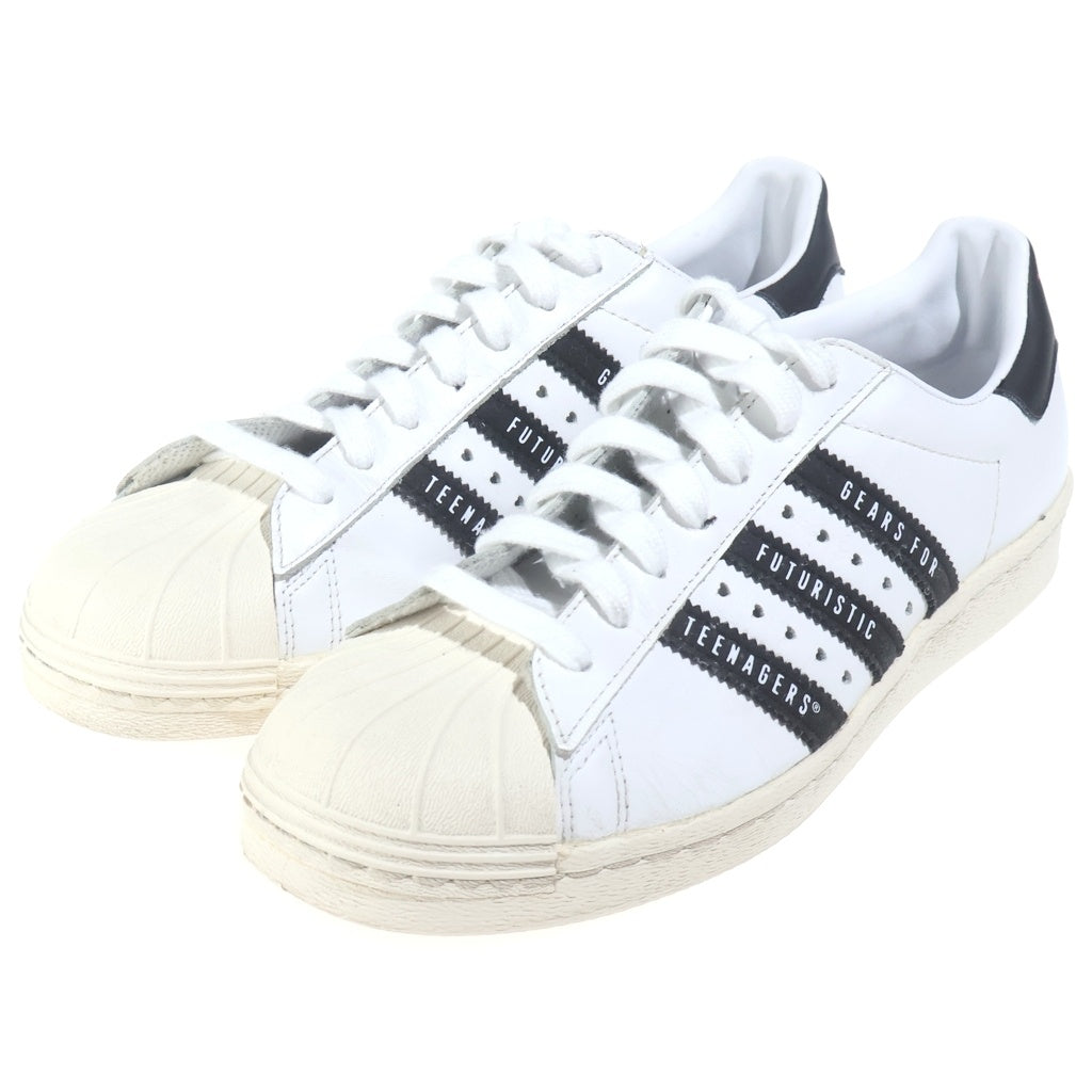 adidas(アディダス) ×HUMAN MADE SUPERSTAR 80S ヒューマンメイド スーパースター ローカットスニーカー ホワイト/ブラック US8.5/26.5cm FY0728