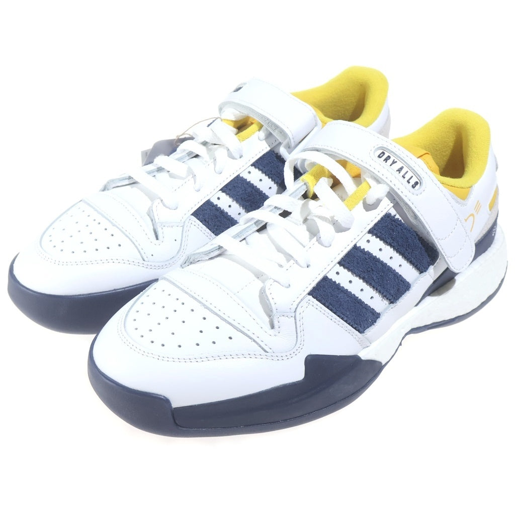 adidas(アディダス) ×HUMAN MADE CONSORTIUM FORUM LOW ヒューマンメイド コンソーシアム フォーラム ローカット スニーカー ホワイト/ネイビー US8.5/26.5cm S42975