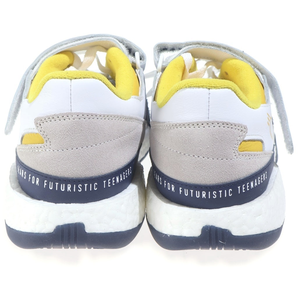 adidas(アディダス) ×HUMAN MADE CONSORTIUM FORUM LOW ヒューマンメイド コンソーシアム フォーラム ローカット スニーカー ホワイト/ネイビー US8.5/26.5cm S42975