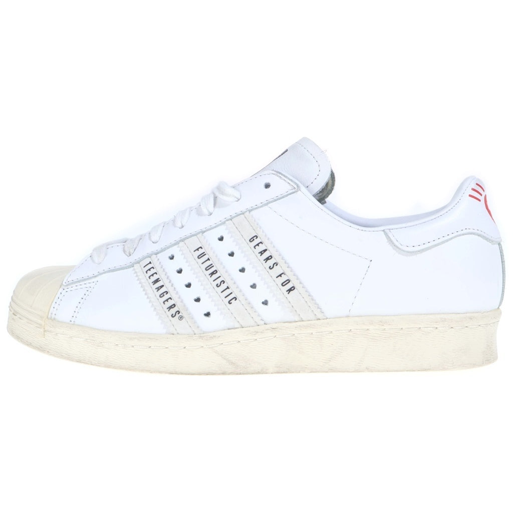 adidas(アディダス) ×HUMAN MADE SUPERSTAR 80S ヒューマンメイド スーパースター ローカットスニーカー ホワイト US8.5/26.5cm FY0730