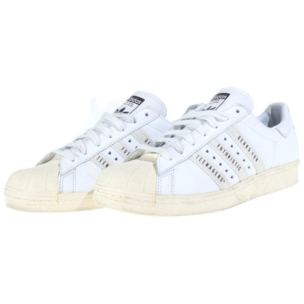 adidas(アディダス) ×HUMAN MADE SUPERSTAR 80S ヒューマンメイド スーパースター ローカットスニーカー ホワイト US8.5/26.5cm FY0730